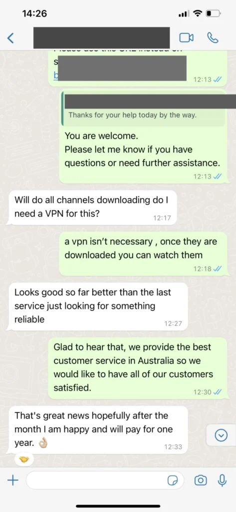 Spark TV user instant setup WhatsApp verification 3